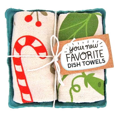 Happy Holidays - Dish Towel Set of 2_SECONDS