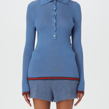 Gucci Top Woman Blue Women