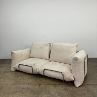 Post Modern Italian Cantilever Loveseat- Upholstery labor included 