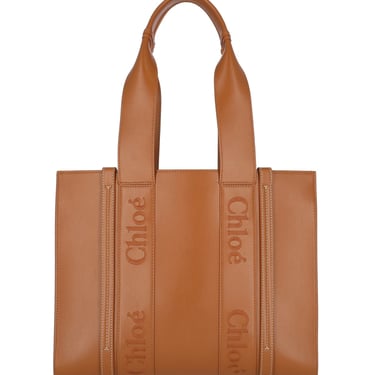 Chloé Women Woody' Medium Tote Bag