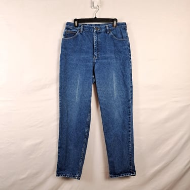 Vintage 90s High Rise Jeans, Size 32 Waist 