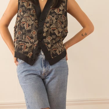 1980s Matsuda Embroidered Vest 
