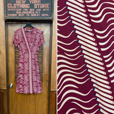 Vintage 1970's 1940's Style Cigarettes & Smoke Burgundy Crepe | Vintage on  Hollywood - Hollywood - Los Angeles, CA
