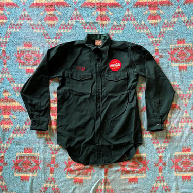 Vintage 1940s Coca Cola Work Shirt 