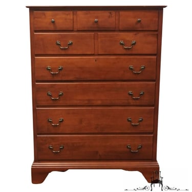 KINCAID FURNITURE Early American Traditional Style 40" Chest of Drawers w. Cherry Finish 10257-79-105 