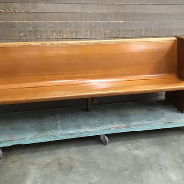 Salvaged Oak Church Pew (Tacoma)