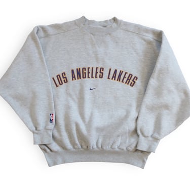 VINTAGE NIKE NBA LOS ANGELES LAKERS HOODIE SWEATSHIRT SIZE LARGE