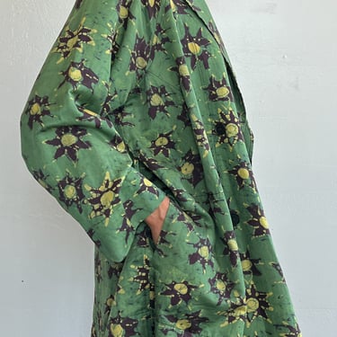 Star Print Batik Silk Jacket (M/L)