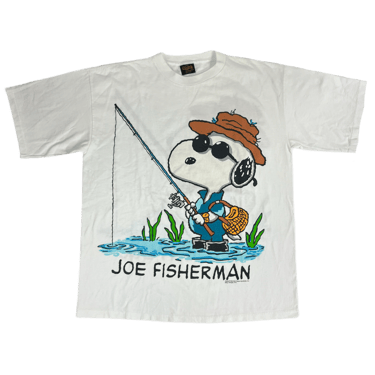Vintage Peanuts &quot;Joe Fisherman&quot; Snoopy T-Shirt