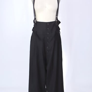 S'yte Yohji Yamamoto Gabardine Suspender Pants