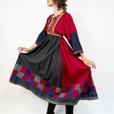 Heavily Embroidered Bedouin Maxi Dress