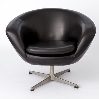 Vintage Swivel Armchair 1960s by Overman, Sweden 