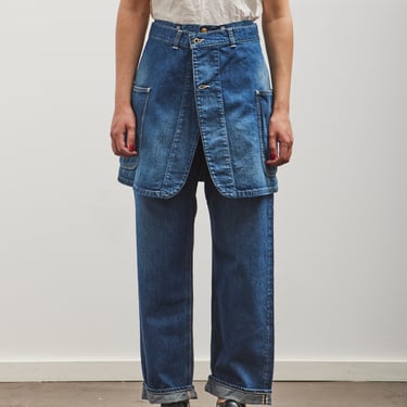 orSlow Denim Overlap Skirt (Shirt), Denim Used