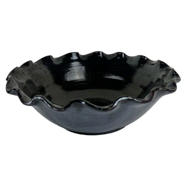 Black French Pottery Bowl
