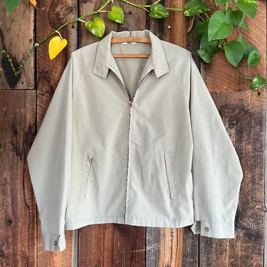 Vintage 1950s CAMPUS Rayon Gabardine Ricky Jacket ~ size 42