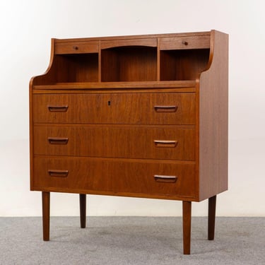 Teak Danish Secretary Desk - (325-026) 