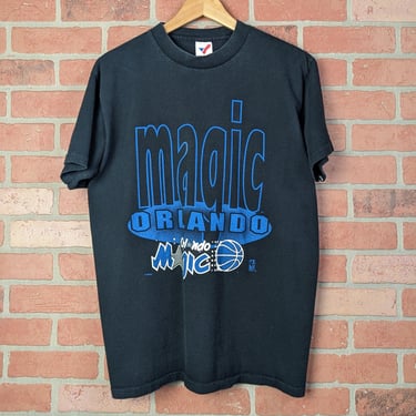 Vintage 90s NBA Orlando Magic Basketball ORIGINAL Sports Tee - Small / Medium 