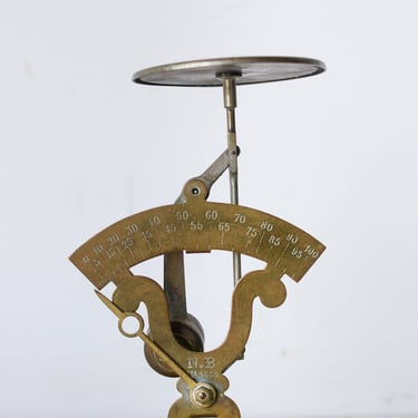 Brass Letter Scale