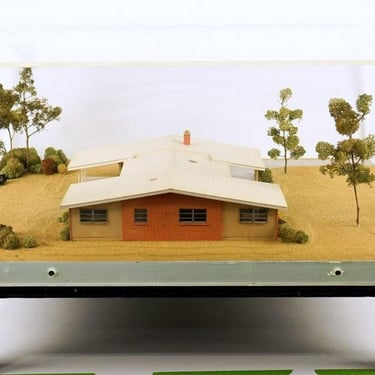 Vintage Architectural Model Coffee Table