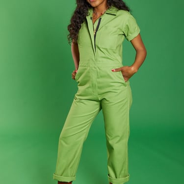 Certified ORGANIC Cotton Coveralls Avocado