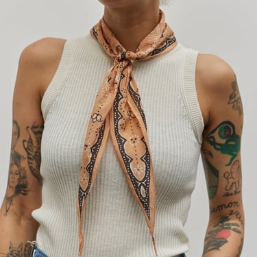 Kapital Washer Silk Neckerchief, Orange Cookie | Glasswing Shop