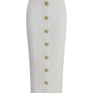 Balmain Women Knit Midi Skirt