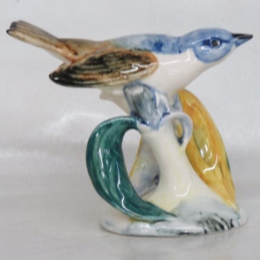 Stangl Blue Headed Vireo 1950s Bird Figurine Porcelain Figurine 2808B
