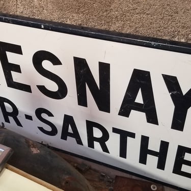 Porcelain French Street Sign  on Steel 
