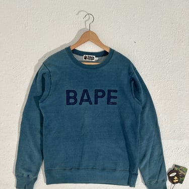 Bathing Ape Blue Crewneck NWT Sz. L