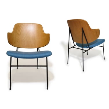 Ib Kofod Larsen Penguin Chairs, a Pair