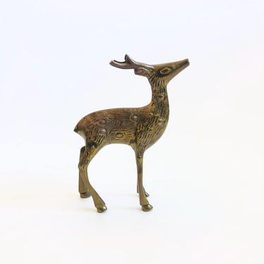 Vintage Brass Deer 