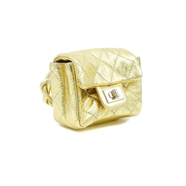 Chanel Spring 2008 Gold Quilted Ankle Bag
