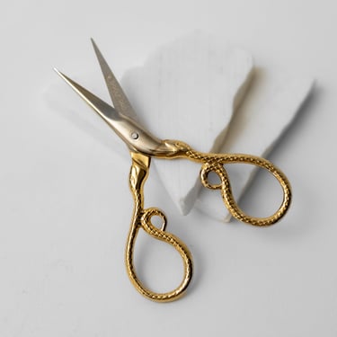 Python Gold-Tone Scissors