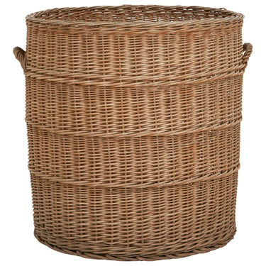 Vintage Round Wicker Basket