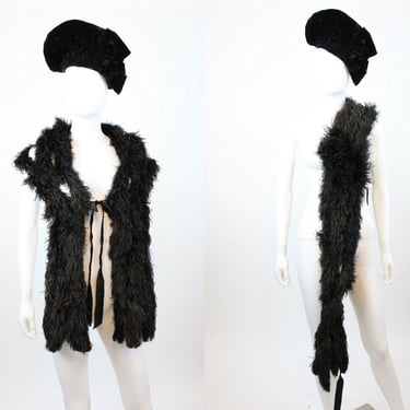 1930s MARABOU feather wrap scarf | new fall 