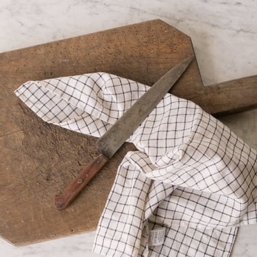 Vintage French Bread Board with Chef's Knife