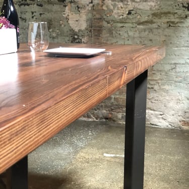 Large Wooden Conference Table - Reclaimed Wood Table  - Dining Room Wood Table 
