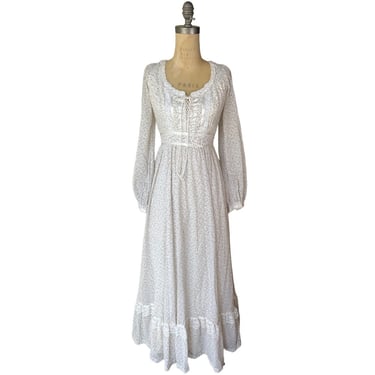 1970s Gunne Sax Dress 