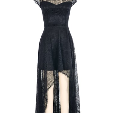 Dolce & Gabbana Lace Waterfall Dress