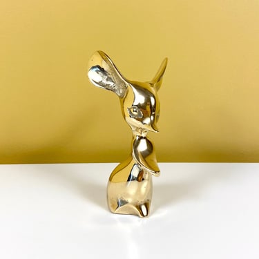Brass Mouse Figurine 