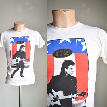 Vintage 1980s U2 Joshua Tree Tshirt / Vintage Double Sided U2 Tshirt / 1980s U2 The Joshua Tree Tshirt / Screen Stars U2 Tee Small 