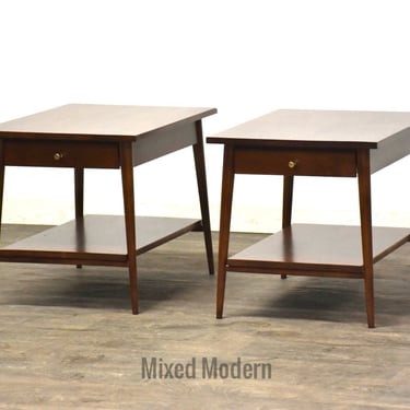 Refinished Paul McCobb Planner Group Side Tables - A Pair 