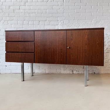 Danish Rosewood and Chrome Sideboard