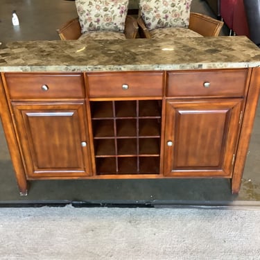 Buffet With Wine Rack
