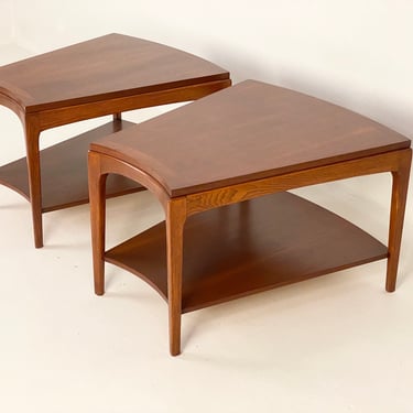 Lane Rhythm Wedge End Table, Circa 1960s - *Please ask for a shipping quote before you buy. 