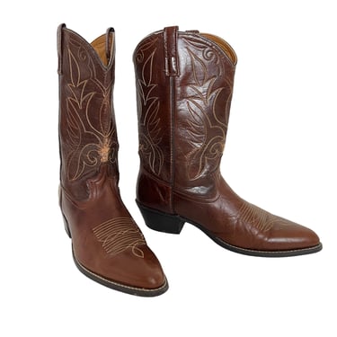 Vintage USA MADE Cowboy Boots ~ 12 D ~ Western / Rockabilly ~ 