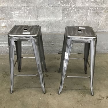 Two Steel Stools (Seattle)