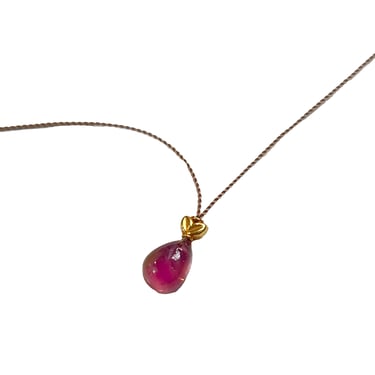 Margaret Solow | 18k tourmaline necklace