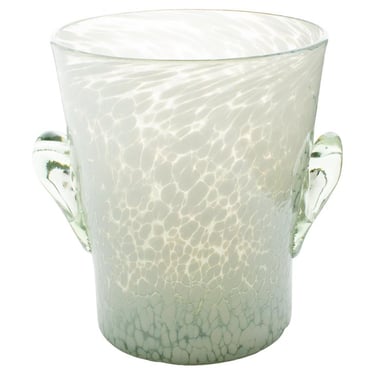 Empoli, Italy White Bubbles Glass Champagne Wine Cooler Ice Bucket