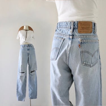 worrrn levi's 550 jeans - 31 